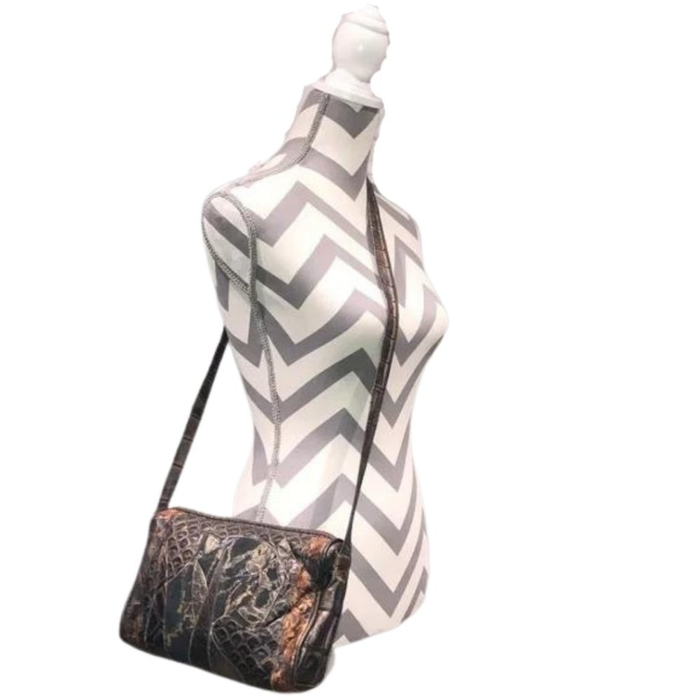 Vintage Patchwork Leopard Face And Alligator Prin… - image 4